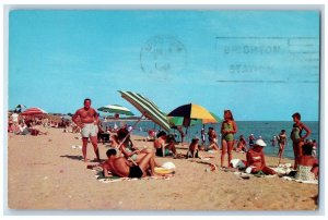 1961 Silver Beach Old Siver Beach On Cape Cod Falmouth Massachusetts MA Postcard