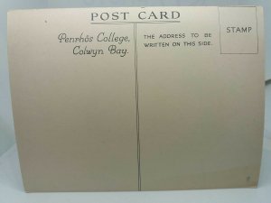The Assembly Hall Penrhôs College Colwyn Bay Wales Vintage Postcard