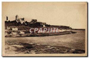 Postcard Old Lighthouse St Palais sur Mer Conci? and Villa Primavera