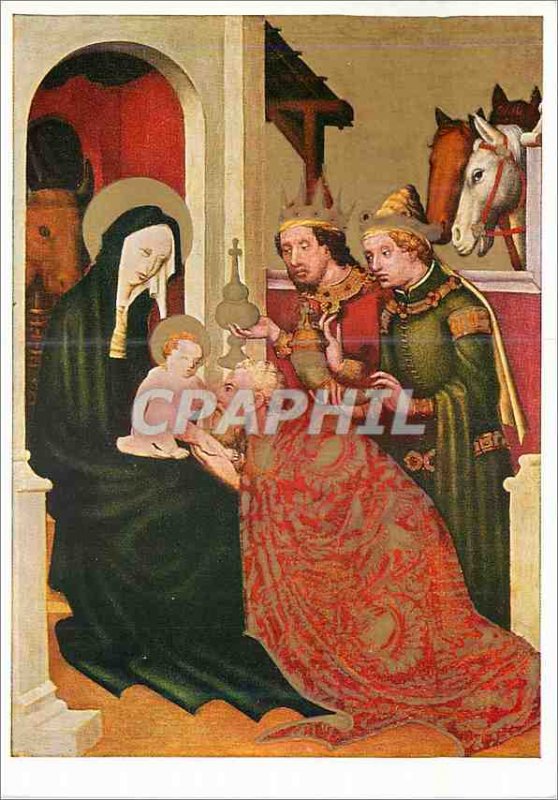 Modern Postcard Meister Der Darbringungen Adoration of the Magi