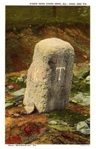 Postcard TOURIST ATTRACTION SCENE Middlesboro Kentucky KY AR0952