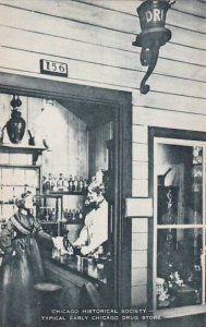 Illinois Chicago Historical Socielty Typical Earlly Chicago Drug Store Artvue