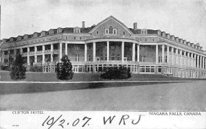 Clifton Hotel Niagara Falls Ontario Canada 1907 postcard