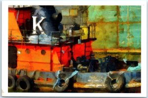 Postcard - Ship Close-up Painting/Art Print - Adventures of the Blackgang 