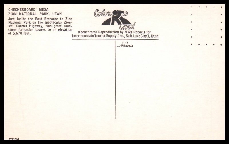 Checkerboard Mesa,Zion National Park,UT