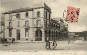 CPA AK Bizerte Grand Hotel d'Europe TUNISIE (1103345)