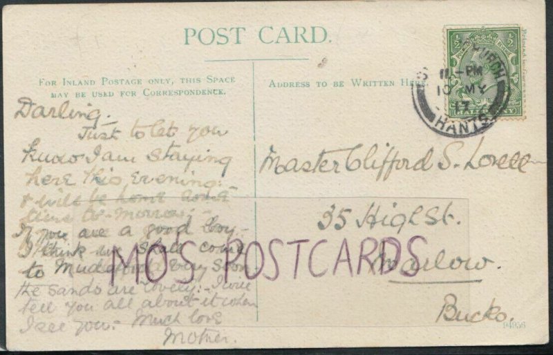 Family History Postcard- Lovell - 35 High Street, Marlow, Buckinghamshire RF2415
