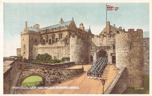 Stirling Castle Scotland~Portcullis Gate Palace Carbo Colour Postcard Valentine