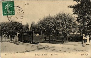 CPA AK LUC-sur-MER Le Train TRAM VAPEUR (977285)