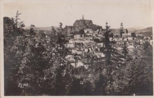 Le Puy Paysage Sur La Ville French Haute Loire incl Postmark Antique Postcard