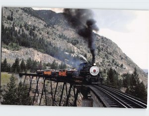 Postcard Colorado's Georgetown Loop Railroad, Georgetown, Colorado