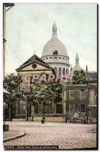 Old Postcard Paris Eglise Saint Pierre de Montmartre