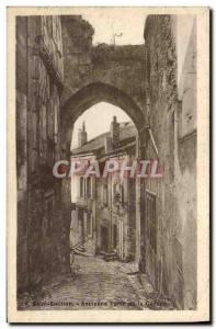 Old Postcard St Emilion Old door Cadene