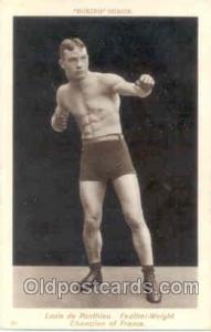 Boxing Series Postcard Postcards  #50 Louis de Ponthieu