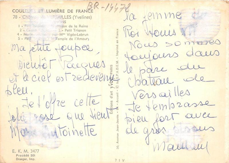 BR14478 Versailles les Trianons  france
