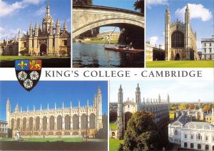 uk2076 king's college cambridge real photo uk