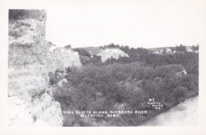 Nebraska Valentine High Bluffs Along Niobrara River Real Photo