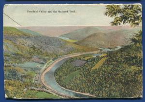 Mohawk Trail Berkshires Massachusetts Mass ma postcard folder foldout #5