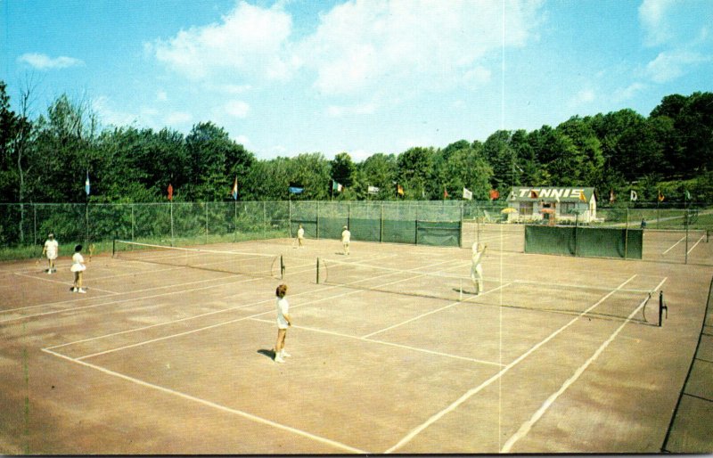 New York Kiamesha Lake Concord Hotel Tennis Courts