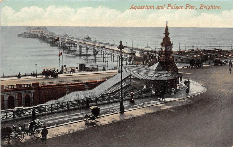 BR61035 aquarium and palace pier brighton   uk