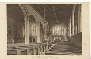 London Postcard - Tower of London - St Peters Chapel Interior - Ref TZ8034