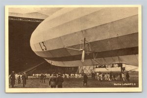 The Kaiserliche Marine Imperial Germany Navy Airship L3 1970's Reissue Postcard