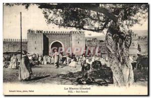 Postcard Old Fez Bab Fetouh