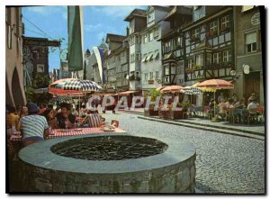 Modern Postcard Lindau im Bodensee Hauptstrasse Fussg?ngerzone
