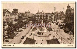 Barcelona - Espana - Spain - Spain - Placa Universitat Plaza Universidad - Ol...