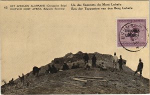 PC BELGIAN AFRICA, UN DES SOMMETS DU MONT LUBAFU, Vintage Postcard (b31126)