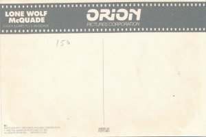 Chuck Norris - Lone Wolf McQuade - Movie Star - 1983 Postcard