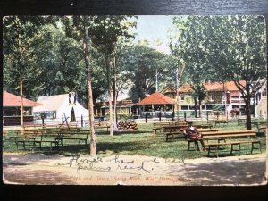 Vintage Postcard 1907 Park & Grove, Savin Rock, Amusement Park, West Haven (CT)