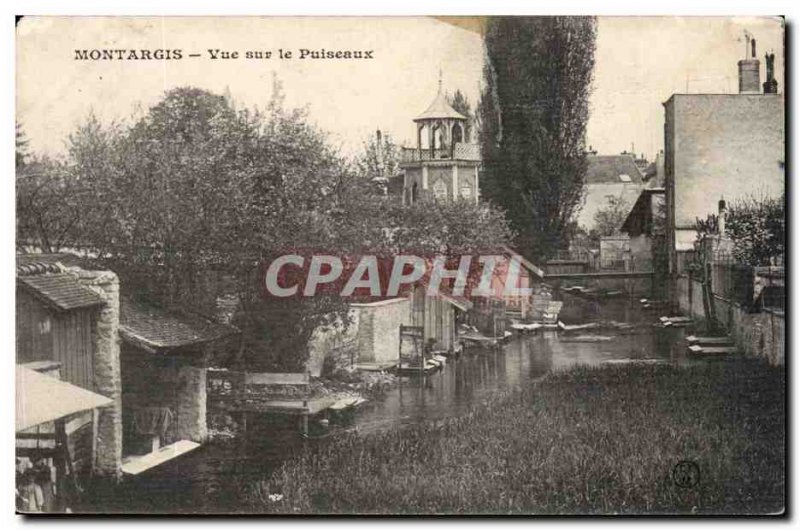 Montargis Old Postcard View Puiseaux