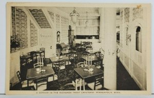 Minneapolis Interior View Richards Treat Cafeteria & Food Shop Minn Postcard P1