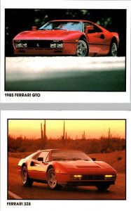 2~4X6 1989 Car Advertisement 512 BERLINETTA BOXER & FERRARI 328 Auto Facts/Price