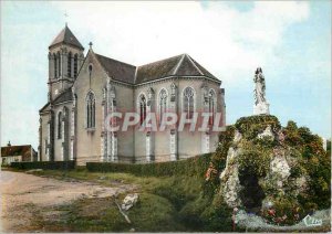 Modern Postcard St Evroult N D Bois (Orne) Church and N D Champs