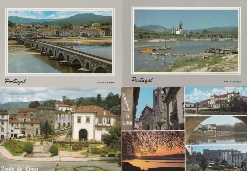 Ponta De Lima Portugal 4x Postcard s