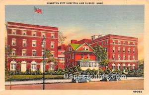 Kingston City Hospital and Nurse Home Kingston NY Unused