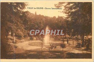 Old Postcard Vals les Bains intermittent sources