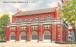 Central Fire House Middletown, New York USA Unused 