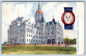 1910's TUCK'S OILETTE STATE CAPITOL HARTFORD CONNECTICUT CT ANTIQUE POSTCARD