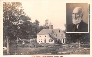 Whittier & The Birthplace Real Photo - Haverhill, Massachusetts MA  