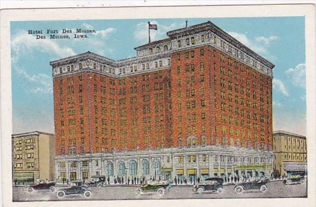 Iowa Des Moines Hotel Des Moines 1924