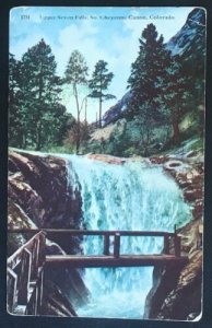 Upper Seven Falls So. Cheyenne Canon Colorado 1751 