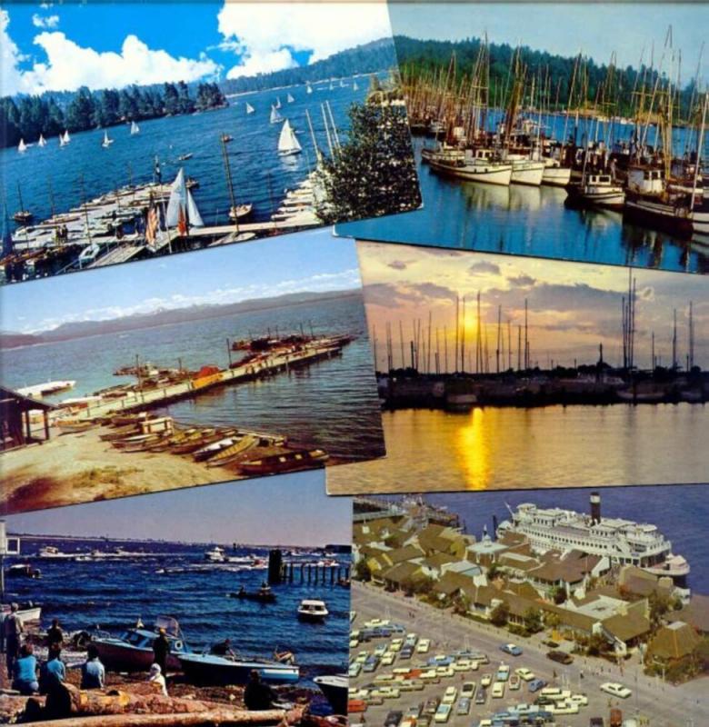 22x U.S. Standard Sized Postcards of PORTS HARBOUR HARBOR BAY WHARF