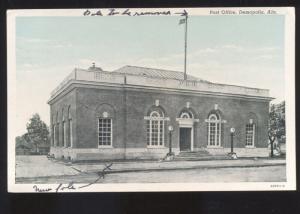 DEMOPOLIS ALABAMA UNITED STATES POST OFFICE BUILDING VINTAGE POSTC ARD