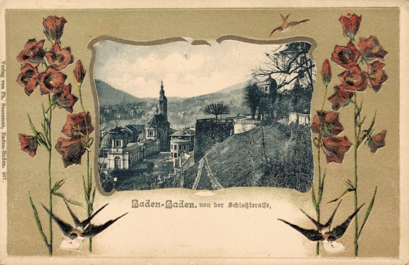 Germany Baden Baden von der Schlossterrasse 03.42