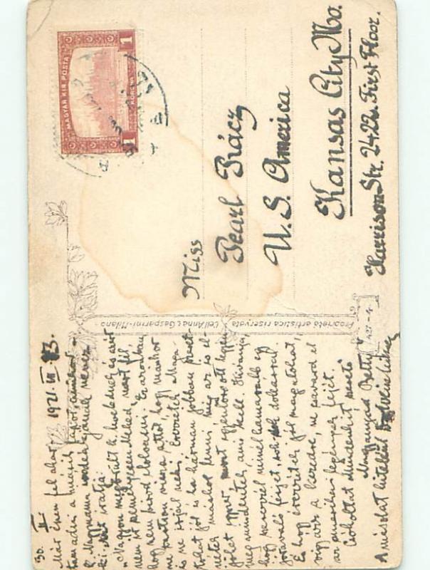 Divided-Back ROMANTIC COUPLE Great Postcard AA7599