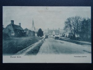 Sussex FOREST ROW Lewes Rd & Holy Trinity Church c1903 UB Postcard by Valentine