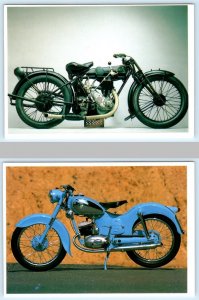 2 Modern Postcards ~ MOTORCYCLES 1 Cylinder PUCH 125 TL & HOREX COLUMBUS 4x6